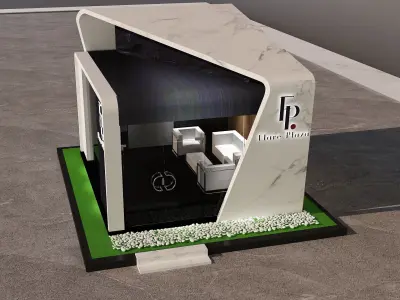  Show Room Store Exhibition a670 b 3D model