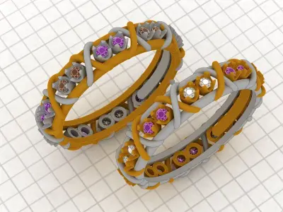 Tiffany ring 3DModel  3D print model