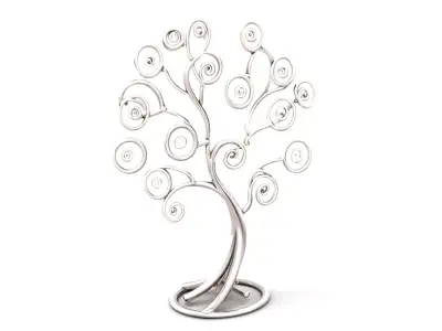 Elegant Spiral Tree model pack Low-poly 3D model