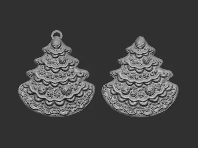 christmas tree decor  3D print model get