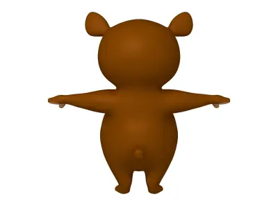 Bear Cartoon 3D model
