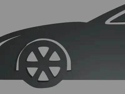 Nissan GTR Key Ring 3D print model