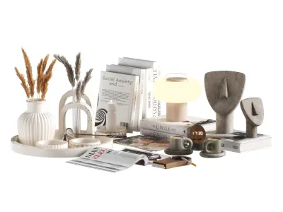 Decorative set 09 3D model get