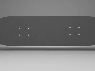 Skateboard on wheels 3D model