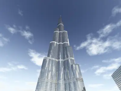 Burj Khalifa 3D model