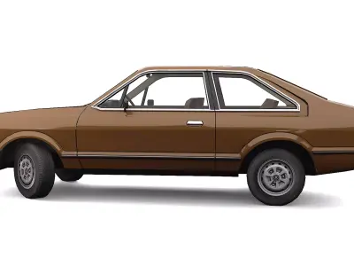 Car F Corcel 1980 Low-poly 3D model