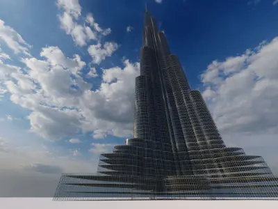 Khalifa Tower  3D model