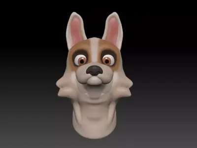 Fox Cartoon - Updated version 3D model