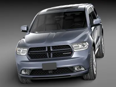 Dodge Durango 2014 3D model