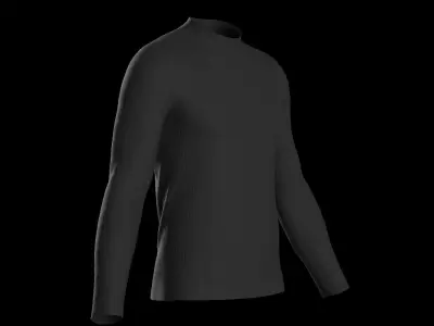Male long sleeve 3D model