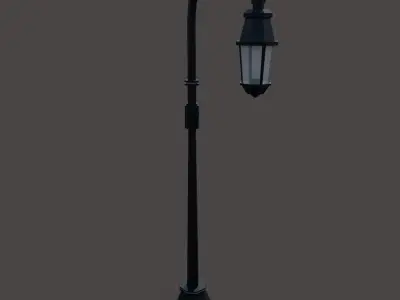 Light Pole Free low-poly 3D model