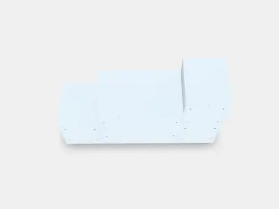 NORDLI Chest of 9 drawers 2 Low-poly 3D model