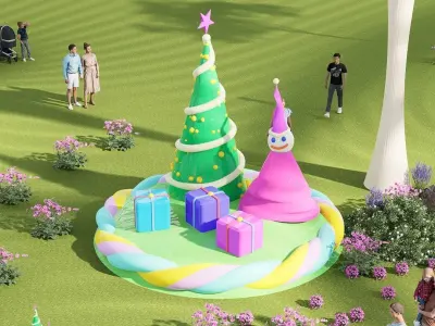 Xmas 2022 Decoration 3D model