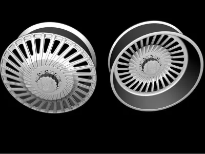 Wheel Amani Forged Chile Dually  Low-poly 3D model