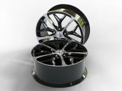 Honda Civic alloy wheel 3D print model