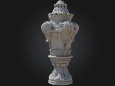 Antique Elegance  Timeless Beauty in Classic Craftsmanship 3D model