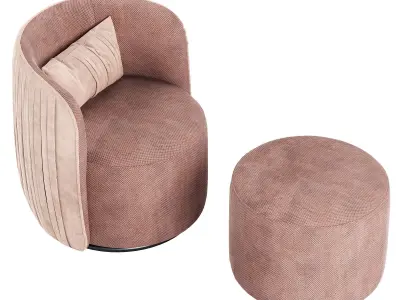 Ditre italia Chloe Luxury armchair 3D model