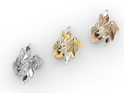 Tiffany Ring Victoria 3D print model