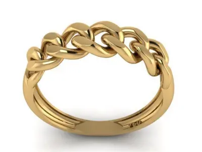 Woven ring 3D print model