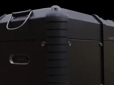 Sci-Fi Crate Free low-poly 3D model