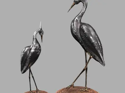  Stork Black 3D model