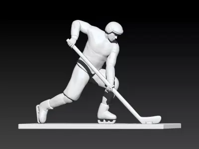 Figure skater 3D print model