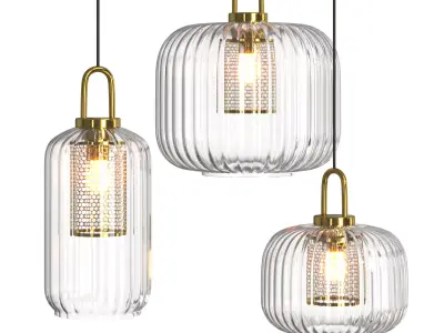 Covent Pendant Light Low-poly 3D model