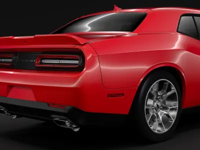 Dodge Challenger GT AWD 2017 3D model