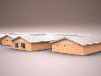 PREFABRICATED BUILDING 8 3D model