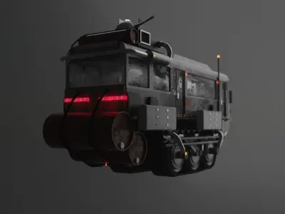 SCI-FI BUS concept 3D model