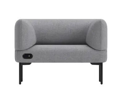 Haworth Cabana Individual Lounge S9L2-0 3D model