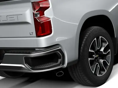 Chevrolet Silverado 1500 LT 2022 3D model