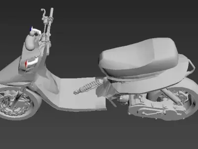 spitro RX police cop scooter 3D print model