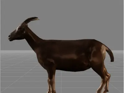 Goat v1 Low-poly 3D model