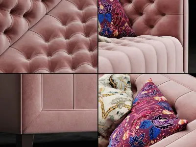 Living room set Pinkslip 3D Model Pack