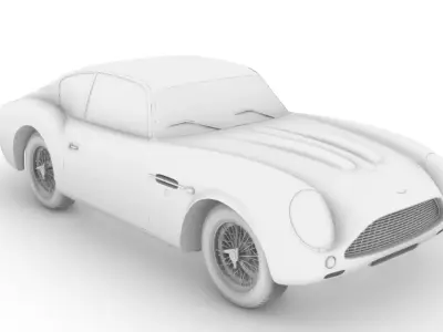 ashton martin car Free 3D model