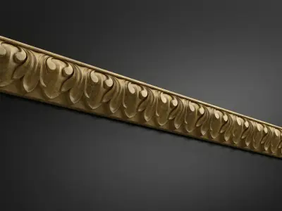 Carved molding 3D model