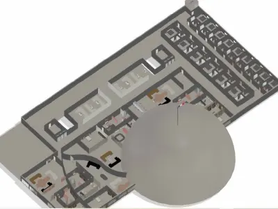 Projet Hotel 3D model