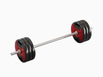 Techno Gym Barbell 05 3D model