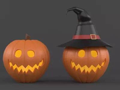Halloween Pumpkin  3D model
