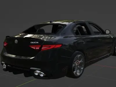Alfa Romeo Giulia Quadrifoglio Veloce 3D print model