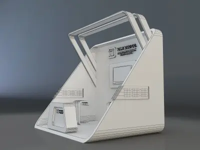 Booth Exhibition Stand a659a 3D model