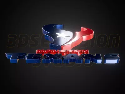 Houston Texans logo - Cinematic - 3D print 3D model