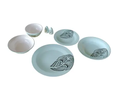 Maori Plates 3D model
