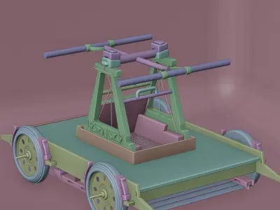 vintage railway railcar Free 3D model