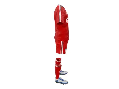 Soccer Clothes Liverpool 3D model
