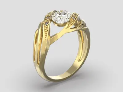 R 065 Ring 3D print model