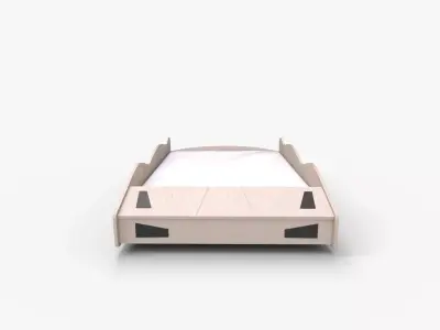 Children Race Car Bed 3D model