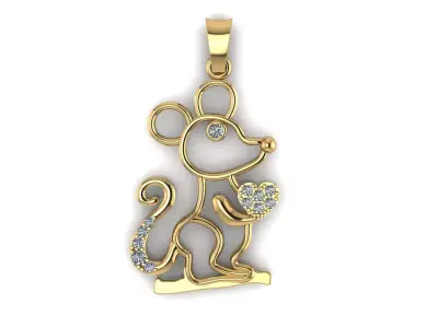 Lucky Rate Pendant 3D print model