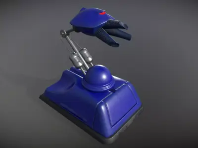 Maintenance Robot Skutter Low-poly 3D model